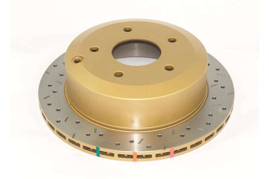 DBA 05 Pontiac GTO Rear Slotted & Drilled 4000 Series Rotor