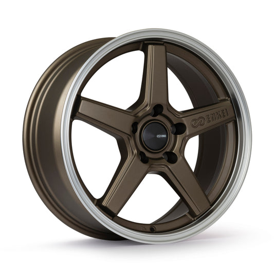 Enkei Quasar 18x8in / 5x114.3 BP / 35mm Offset / 72.6mm Bore - Matte Bronze Wheel
