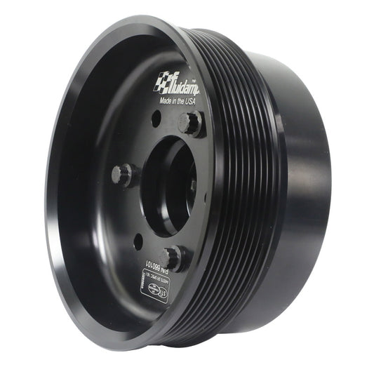 Fluidampr Chevy LSX 6-1/4in Damper w/Single 8 Rib 6.57in Dia Pulley Steel Internally Balanced Damper