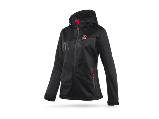 Akrapovic Womens Corpo Softshell Jacket Black - S