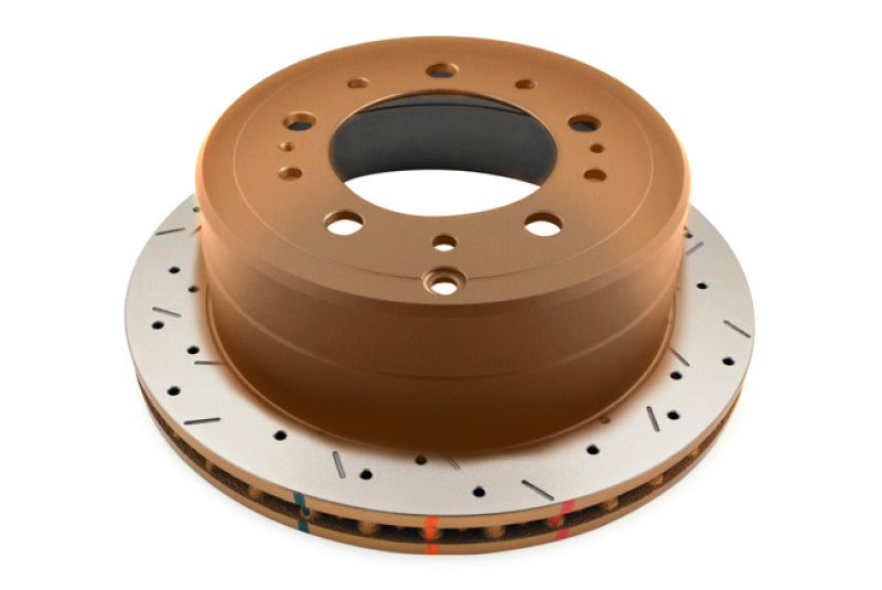 DBA 98-05 Lexus LX 470 / 98+ Toyota Landcruiser 100 Series Rear Drilled & Slotted 4000 Series Rotor