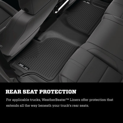 Husky Liners 24-25 Chevrolet Traverse Weatherbeater Front & 2nd Seat Floorliner (3pc Set) - Blk