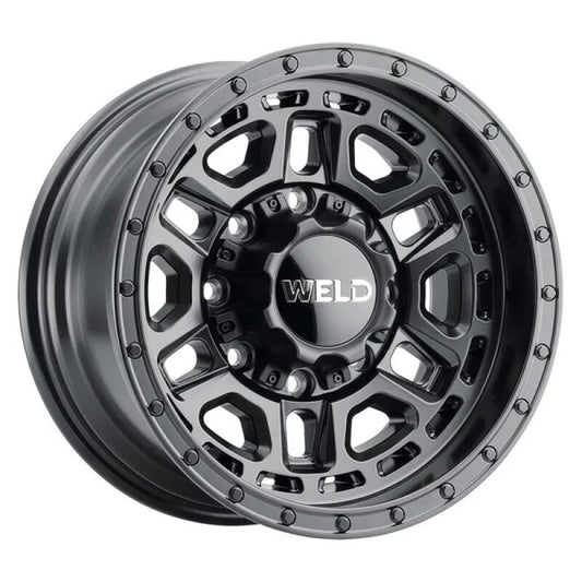 Weld Off-Road Crux 17x9in / 5x114.3 BP / ET -35 / 78.1mm Bore - Satin Black Wheel