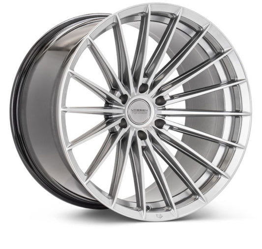 Vossen HFX-4 22x10 - 6x139.7 - ET-18 - Super Deep - 106.1 - Hyper Silver Wheel