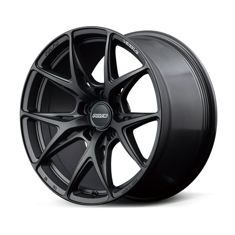 Versus VV21S 18X9.5 +38 5x100 Matte Super Dark Gunmetal