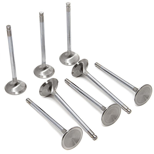 GSC P-D Subaru EJ Series EJ205/EJ207/EJ257 33mm Head (+1mm) Chrome Polished Exhaust Valve - Set of 8
