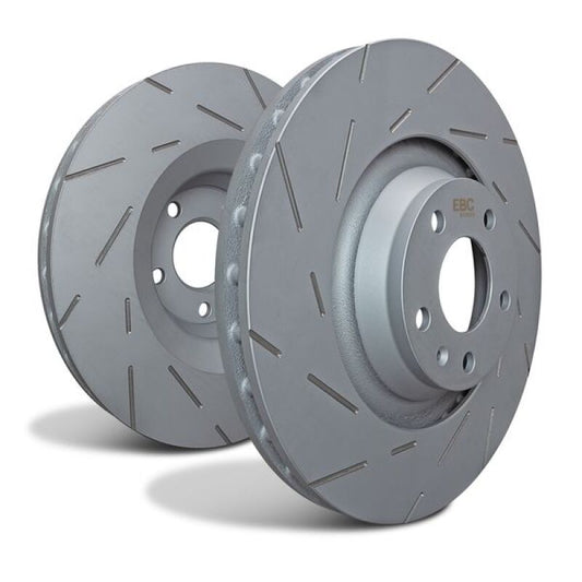EBC 08-10 Jaguar XF 4.2 USR Slotted Front Rotors