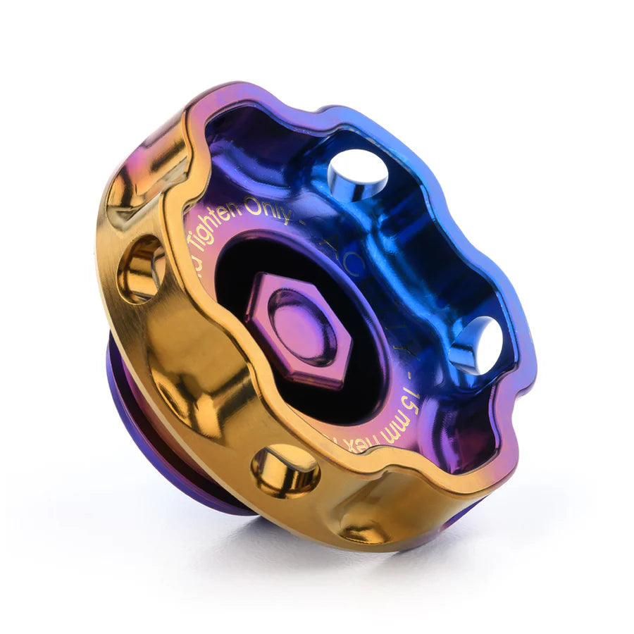 Acuity - Podium-Ti Oil Cap in Burnt Titanium Finish for Hondas/Acuras