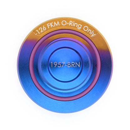 Acuity - Podium-Ti Oil Cap in Burnt Titanium Finish for Hondas/Acuras