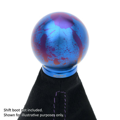Acuity - POCO-Ti Low Profile Shift Knob in Splatter Titanium Finish (M10x1.5)