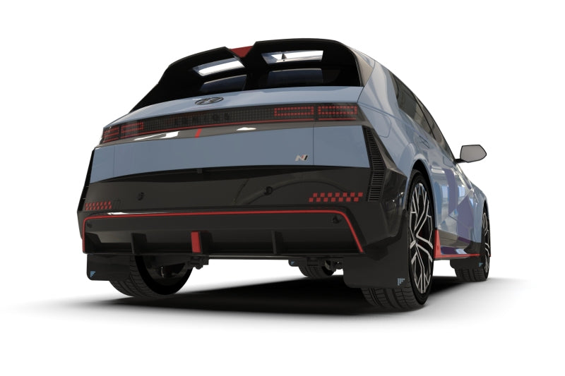 Rally Armor 25-26 Hyundai Ioniq 5 N Black UR Mud Flap Light Blue Battery Logo