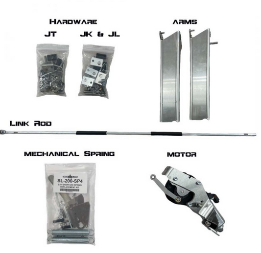 Rock Slide Rebuild Kit for Gen2 Step Sliders - JL 4DR PASS
