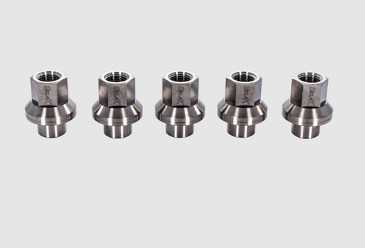 Belak 7075 Billet Aluminum Shank Style Lug Nut M14x1.50 - 4 Pack