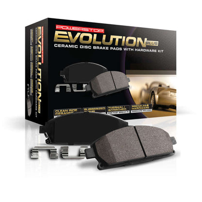 Power Stop 10-16 Hyundai Genesis Coupe Front Z17 Evo Ceramic Pad w/Hardware
