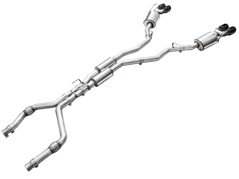 AWE Tuning 20-25 (Only Certain 2026 Models) Ford Explorer ST Touring Ed. Exhaust w/Diamond Blk Tips
