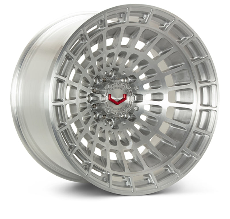 Vossen LCX-04 24x12 - 8x180 - ET44 - Ultra Deep - 124.3 - Brushed Gloss Clear Wheel