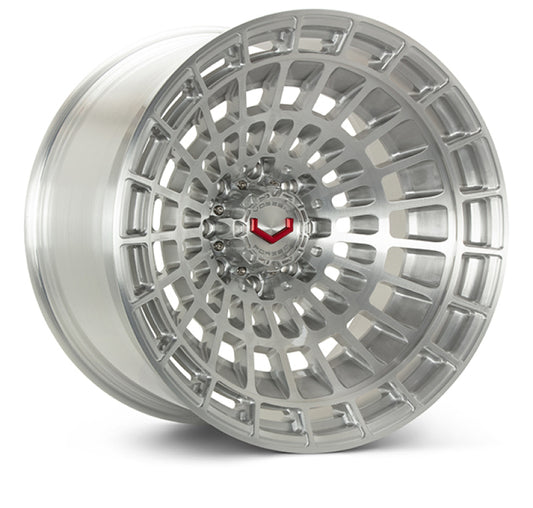 Vossen LCX-04 24x14 - 8x180 - ET75 - Mega Deep - 124.3 - Brushed Gloss Clear Wheel