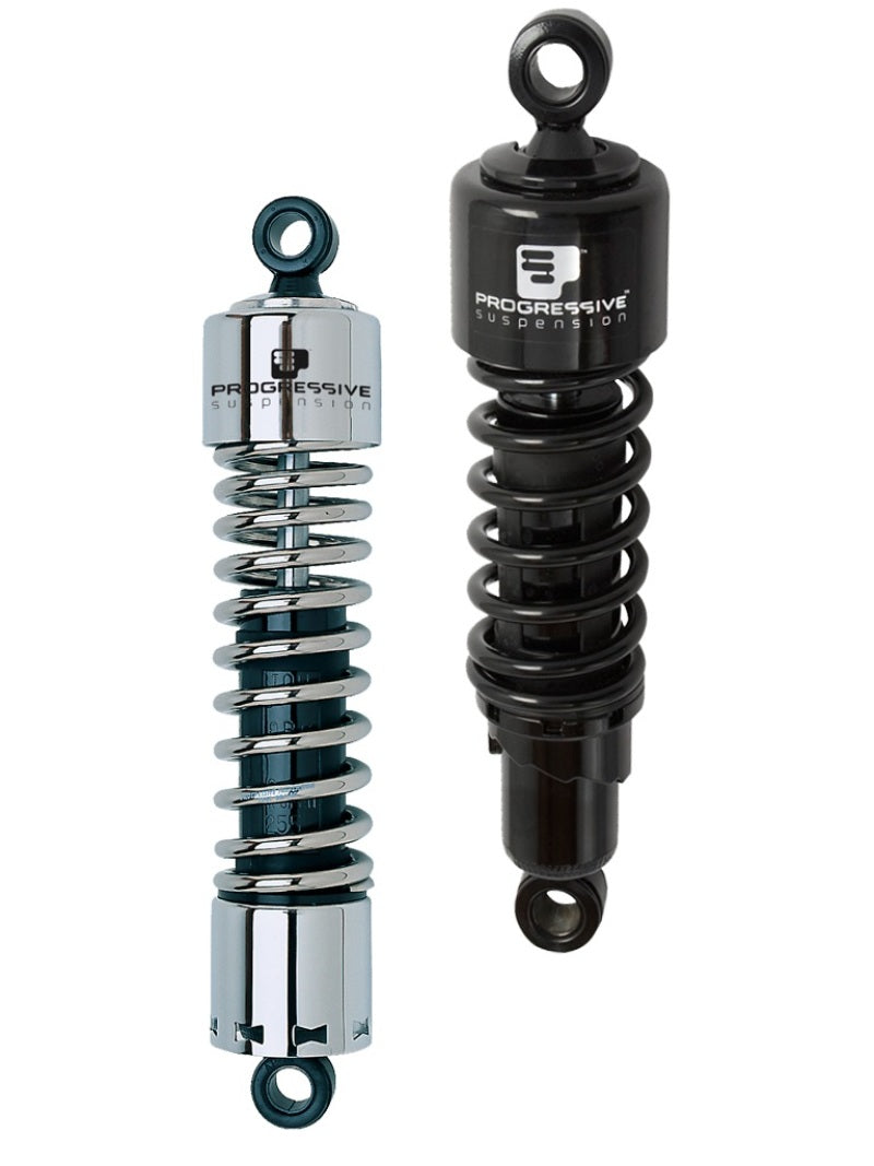 Progressive Harley-Davidson 412 Series Shocks 13.5in - Black