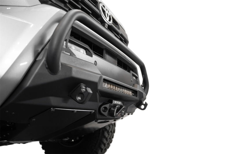 Addictive Desert Designs2024+ Toyota Tacoma Stealth Center Mount Winch Front Bumper w/ Top Hoop