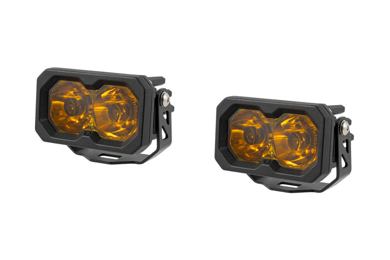 Diode Dynamics C2 2.0 Max Yellow Spot Standard ABL (Pair)