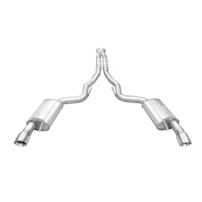 Stainless Works 2024 Mustang GT Catback Dual Tips Legend Sound X-Pipe Performance Connect Exhaust