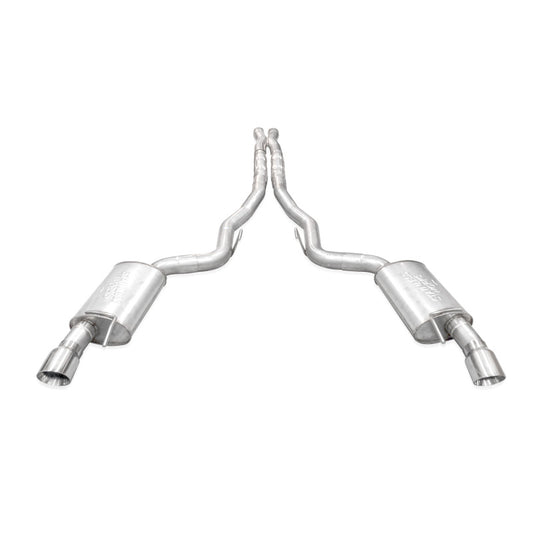 Stainless Works 2024 Mustang GT Catback Dual Tips Redline Sound X-Pipe Performance Connect Exhaust