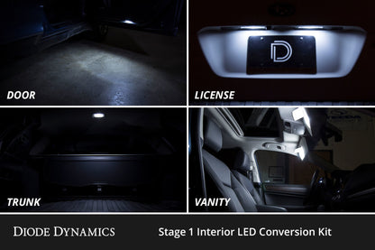Diode Dynamics 03-09 Toyota 4Runner Interior LED Kit Cool White Stage 2
