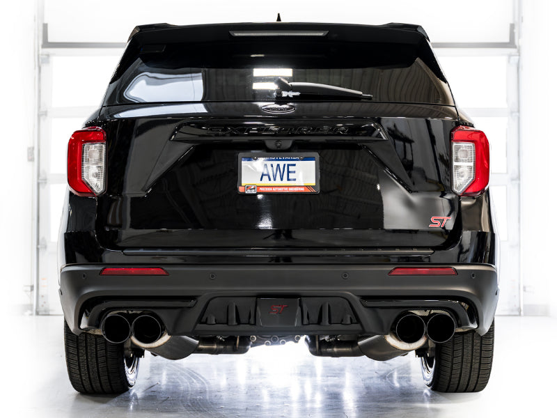 AWE Tuning 20-25 (Only Certain 2026 Models) Ford Explorer ST Touring Ed. Exhaust w/Diamond Blk Tips