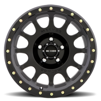 Method MR305 NV 18x9 0mm Offset 5x150 116.5mm CB Matte Black Street Loc Wheel