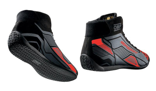 OMP Omp Sport Shoes Fia 8856-2018 Black / Red Sz 46
