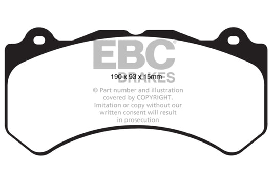EBC 10-11 Cadillac SRX 2.8 Turbo Ultimax2 Front Brake Pads