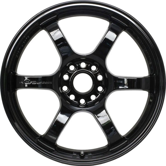 Gram Lights 57DR 15x8 / +35mm / 4x100 Gloss Black Wheel