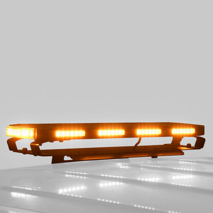 Putco 24In Universal 24In Tri Color Hornet Light (Amber/Blue/White) - LED Stealth Rooftop Strobe Bar