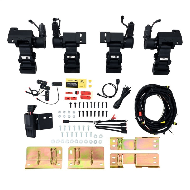 Westin 2024-2026 Toyota Tacoma Double Cab Pro-E Electric Running Boards - Textured Black