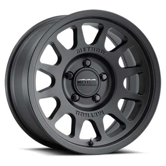 Method MR703 Bead Grip, 16x6 +68mm Offset 5x130 78.1mm CB Matte Black