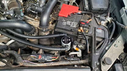 J&amp;L 22-25 Ford Bronco Raptor 3.0L EcoBoost PCV Side Oil Separator 3.0 - Clear Anodized