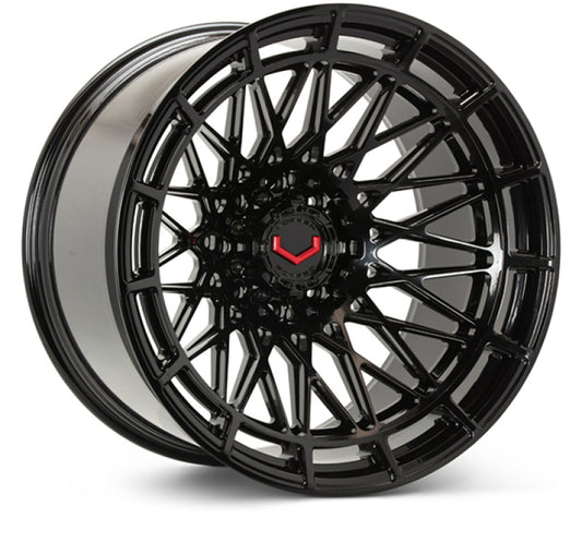 Vossen LCX-03 20x10 - 8x170 - ET18 - Super Deep - 125.1 - Gloss Black Wheel