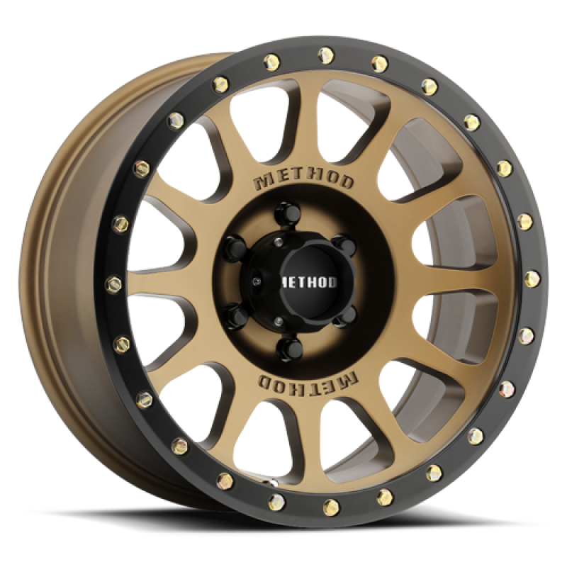 Method MR305 17x8.5 25mm Offset 6x120 83mm Centerbore Method Bronze - Matte Black