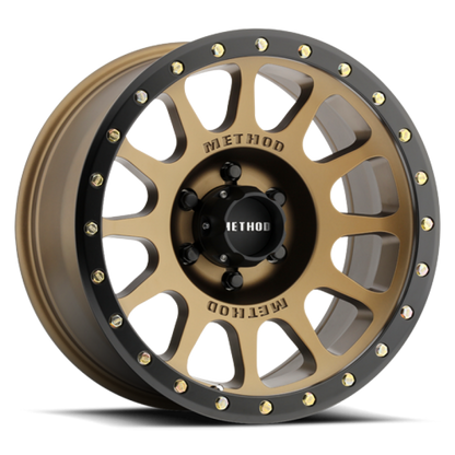 Method MR305 17x8.5 25mm Offset 6x120 83mm Centerbore Method Bronze - Matte Black
