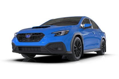 Rally Armor 22-26 Subaru WRX Black UR Mud Flap Altered Font Orange Logo