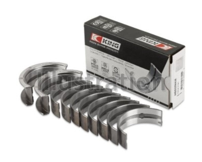 King Engine Bearings Chevrolet/Isuzu Ohv Ln2 Fl O/S 010 (Size +0.75mm) Main Bearing Set