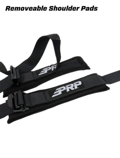 PRP 5.3x2 Harness - 5 Point Harness 3In Lap Belts 2In Shoulder Belts w/ Removable Pads