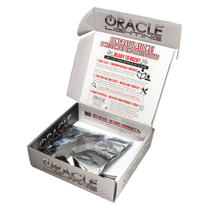 Oracle 07-17 Jeep Wrangler Surface Mount LED Headlight Halo Kit - Amber