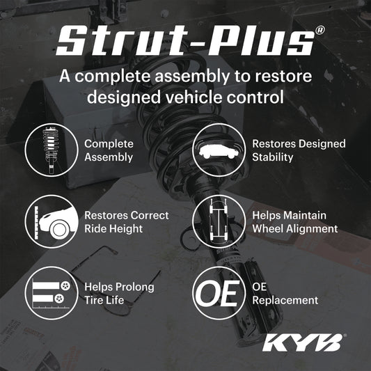 KYB 09-11 Nissan Frontier PRO-4X RWD / 13-19 Frontier Desert Runner RWD Strut-Plus Assembly - Front