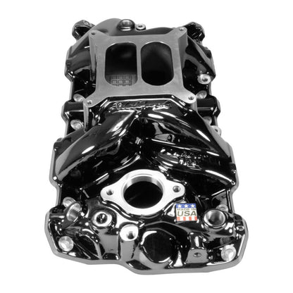 Edelbrock Chevy SB Performer RPM Intake Manifold - Black Plasma Finish