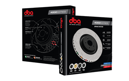 DBA 02-06/07-09 Mini Cooper Rear Slotted 4000 Series Rotor