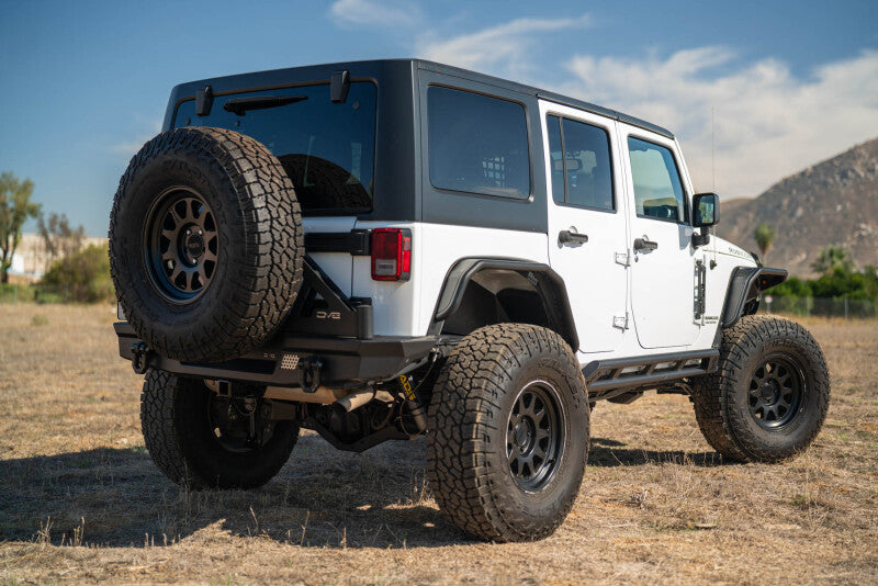 DV8 Offroad  07-18 Jeep Wrangler JK Rear Inner Fender - Satin Black