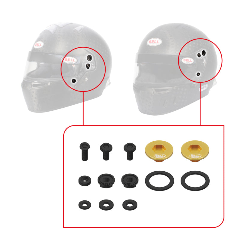 Bell SV (SE07/SE077/SE06) Pivot Kit - Red