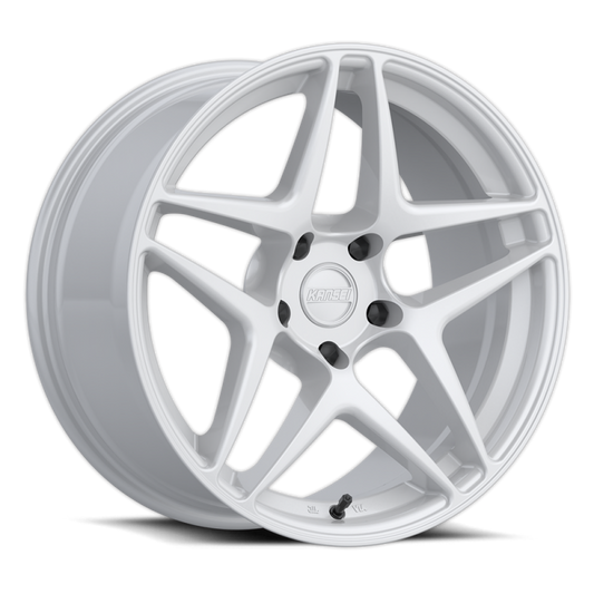 Kansei K15W Astro 19x10.5in / 5x114.3 BP / 22mm Offset / 73.1mm Bore - Gloss White Wheel