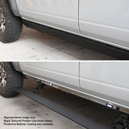 RealTruck 23-24 Toyota Sequoia 4dr (Excl Hybrid) VoltStep Electric Running Board Kit - Bedliner Coat